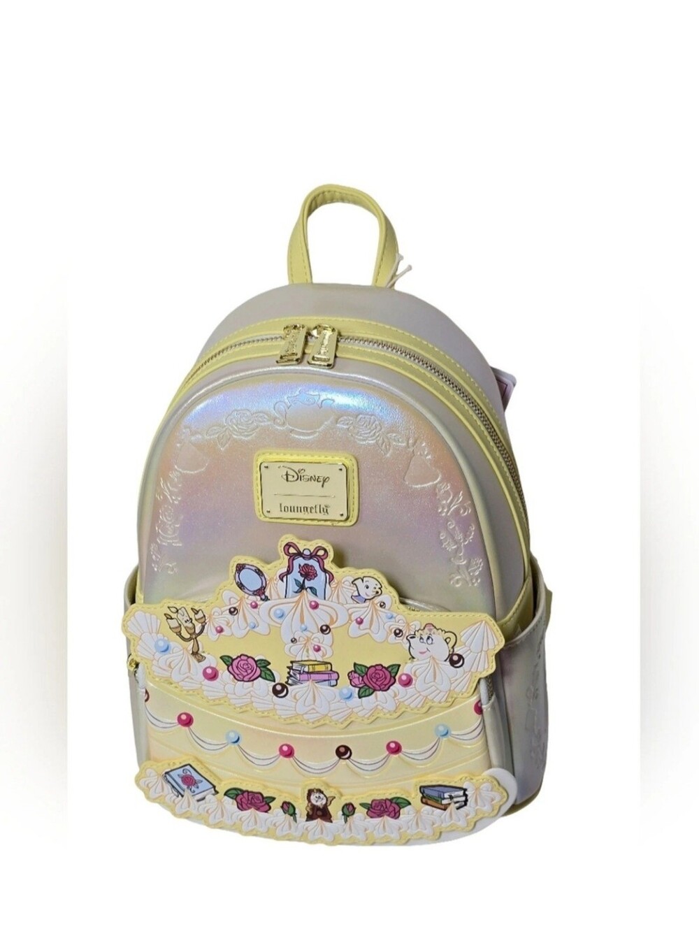 Loungefly Disney Beauty and the Beast Belle Cake Mini Backpack NWT